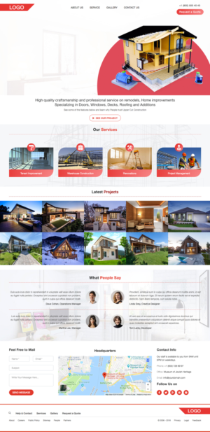 Web Design par cCopilot pour Upper Cut Construction Inc  | Design : #18115467