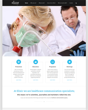 Web Design by M79 for Elixir Healthcare Education | Design: #2832638