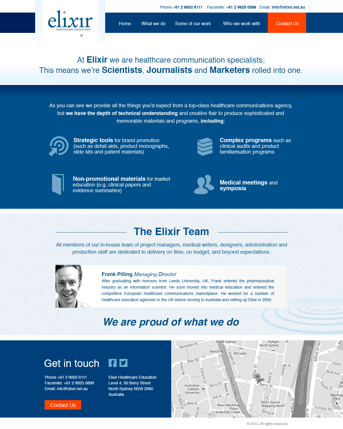 Diseño Web por  Jorch para Elixir Healthcare Education | Diseño #2827987