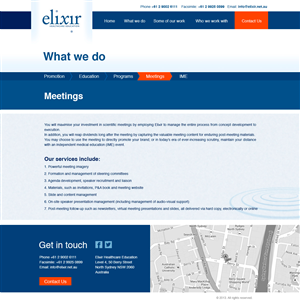 Web Design by  Jorch for Elixir Healthcare Education | Design: #2827993