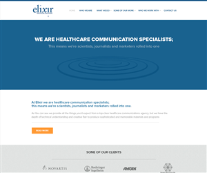 Web-Design von jijesh für Elixir Healthcare Education | Design #2782884