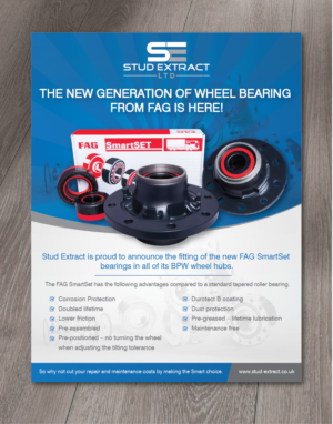 Flyer Design by alex989 for CV Hubs & Bearings Ltd | Design: #18137011