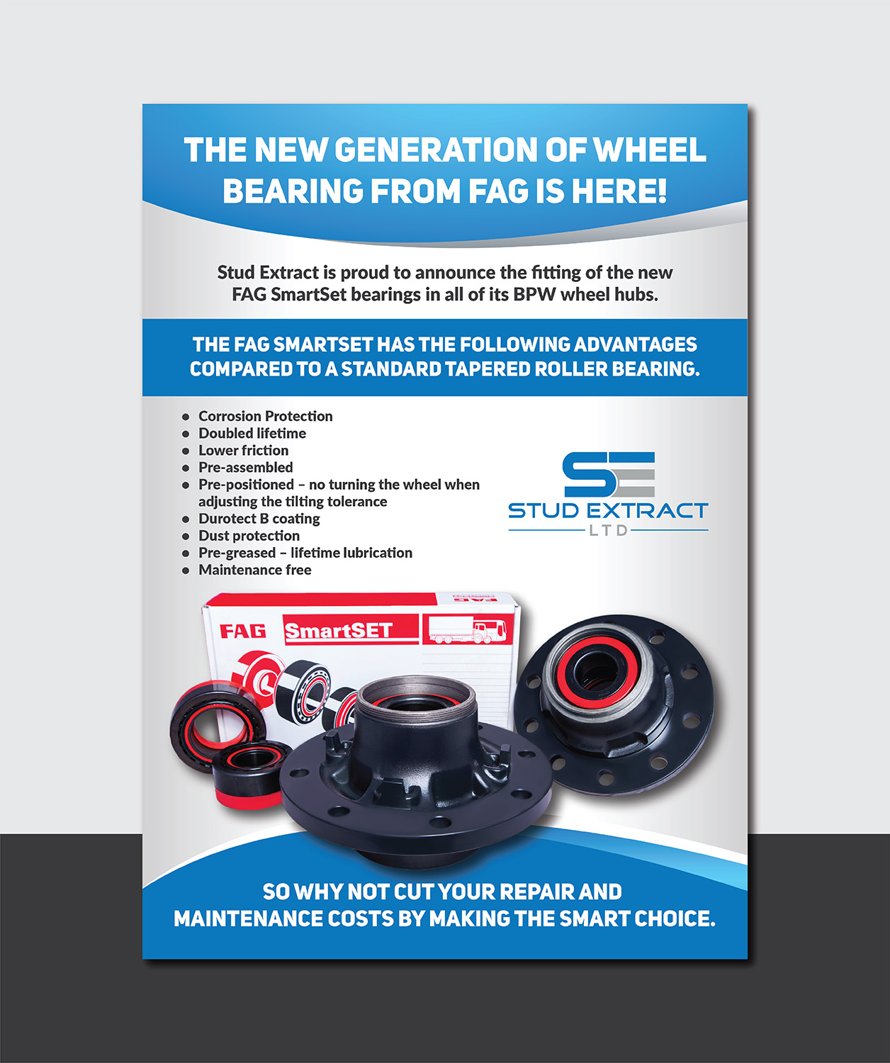 Flyer Design by Deziners Zone for CV Hubs & Bearings Ltd | Design #18114605