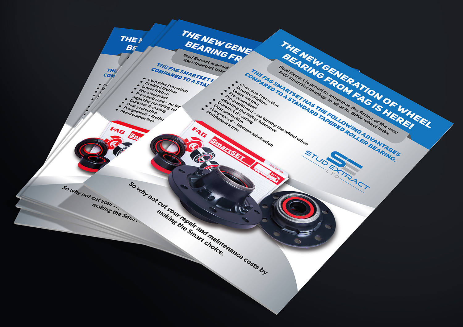 Diseño de Flyer por Deziners Zone para CV Hubs & Bearings Ltd | Diseño #18114619
