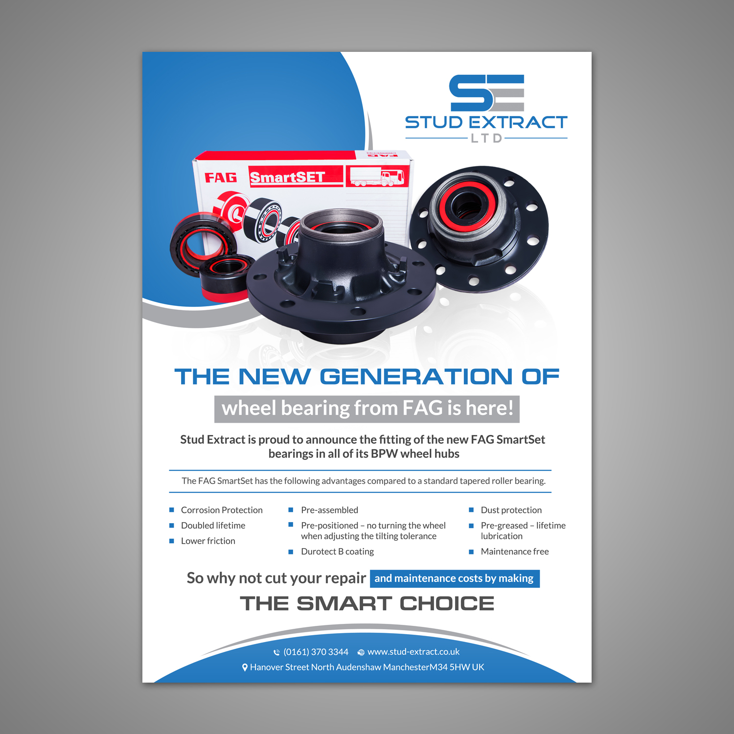 Flyer Design by creative.bugs for CV Hubs & Bearings Ltd | Design #18125370