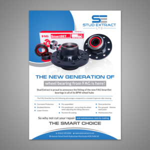 Flyer Design by creative.bugs for CV Hubs & Bearings Ltd | Design: #18125370