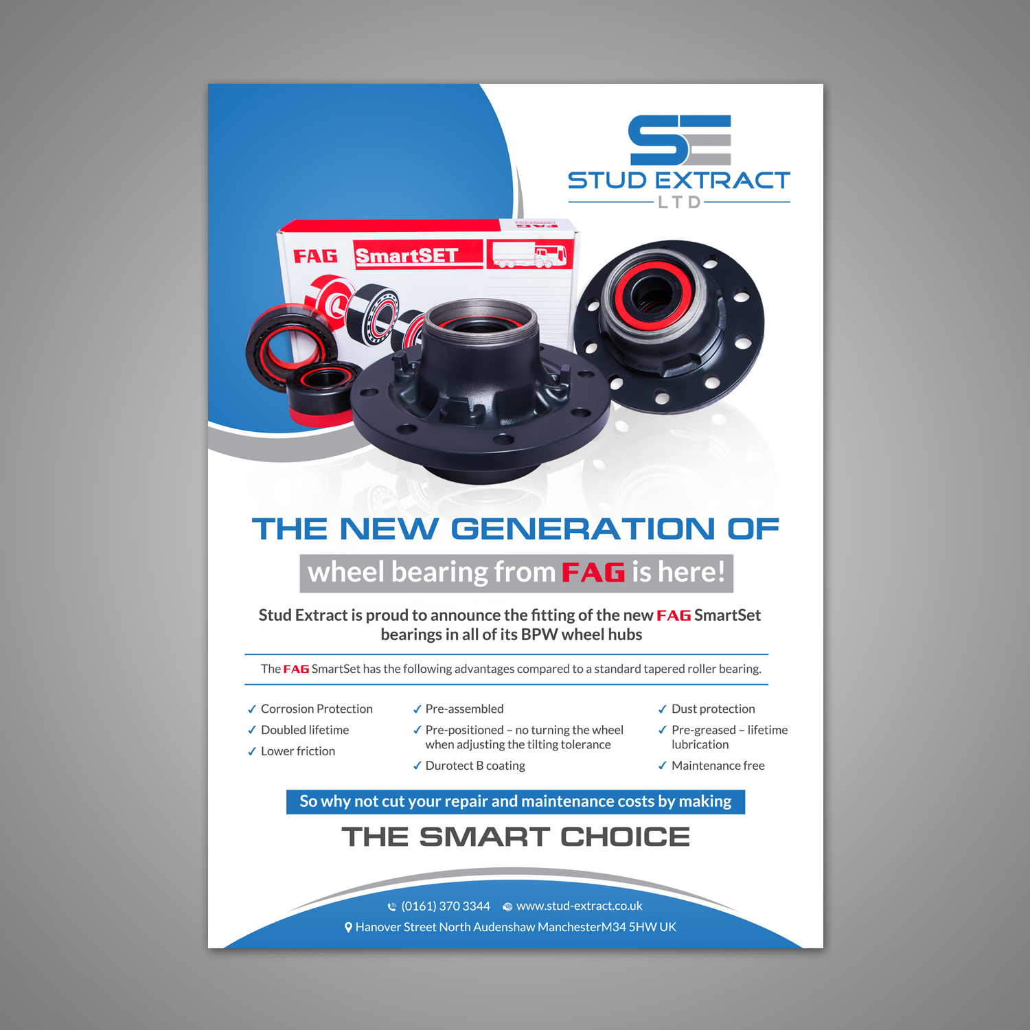 Flyer Design by creative.bugs for CV Hubs & Bearings Ltd | Design #18151130