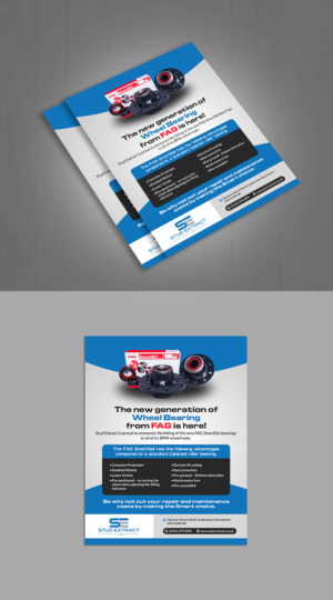 Flyer Design by Deepak_9_Malhotra for CV Hubs & Bearings Ltd | Design: #18156948
