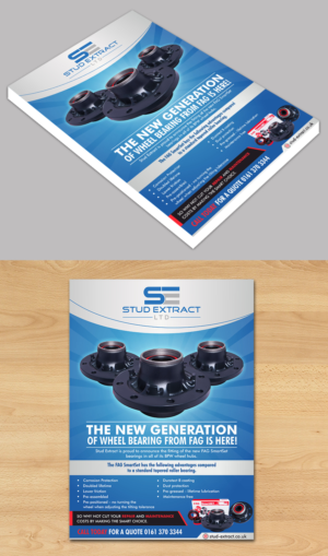 Flyer Design by ecorokerz for CV Hubs & Bearings Ltd | Design: #18133872