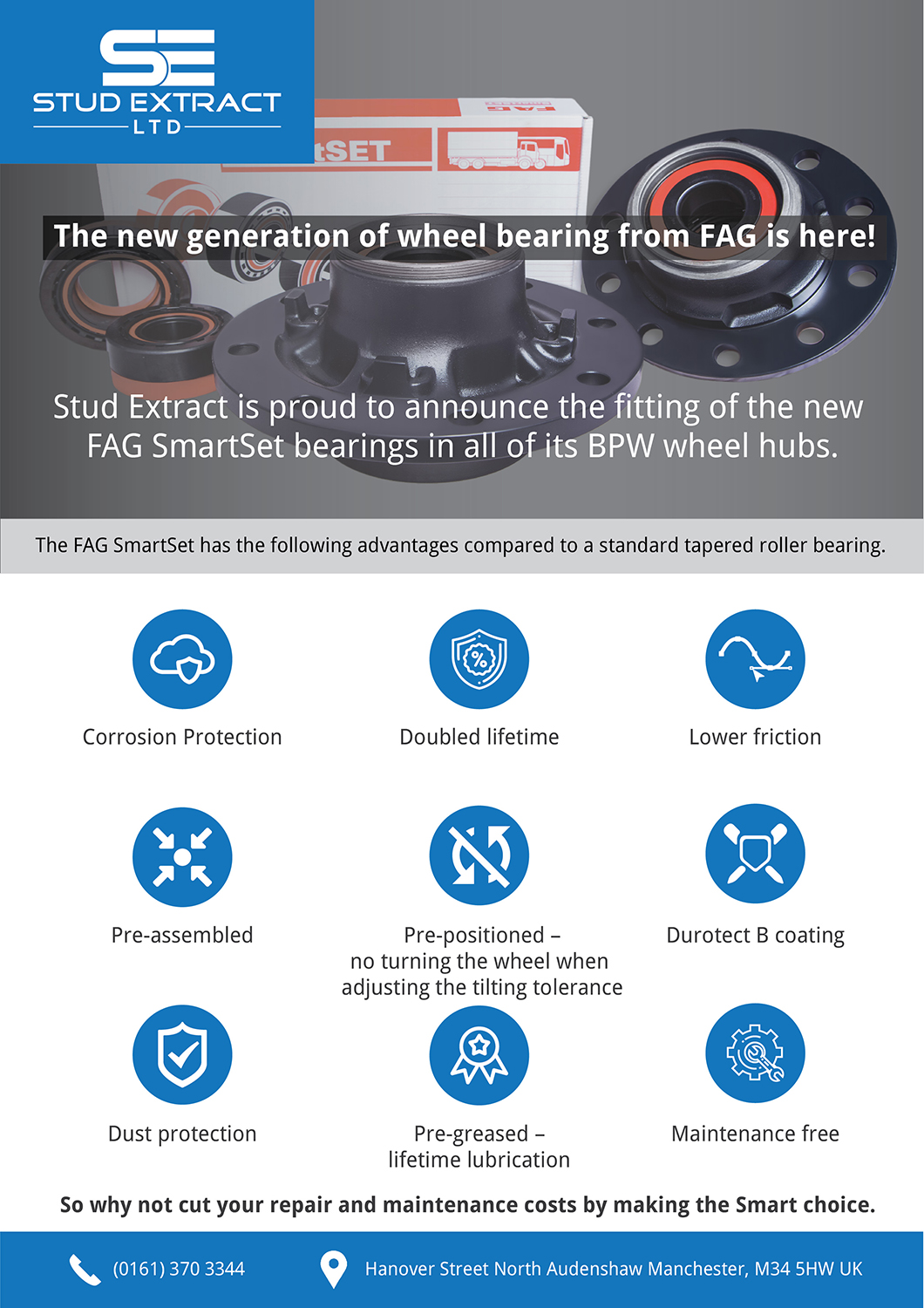 Flyer Design by A Y A N for CV Hubs & Bearings Ltd | Design #18142458