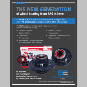 Flyer Design by Ashley Erasmus for CV Hubs & Bearings Ltd | Design: #18122917