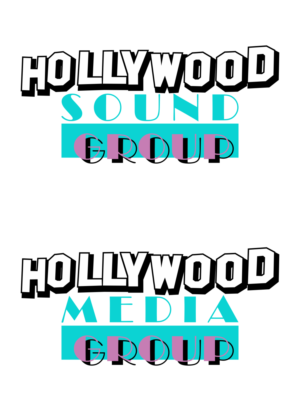 Hollywood Media Group / Hollywood Sound Room | Logo Design by moisesf