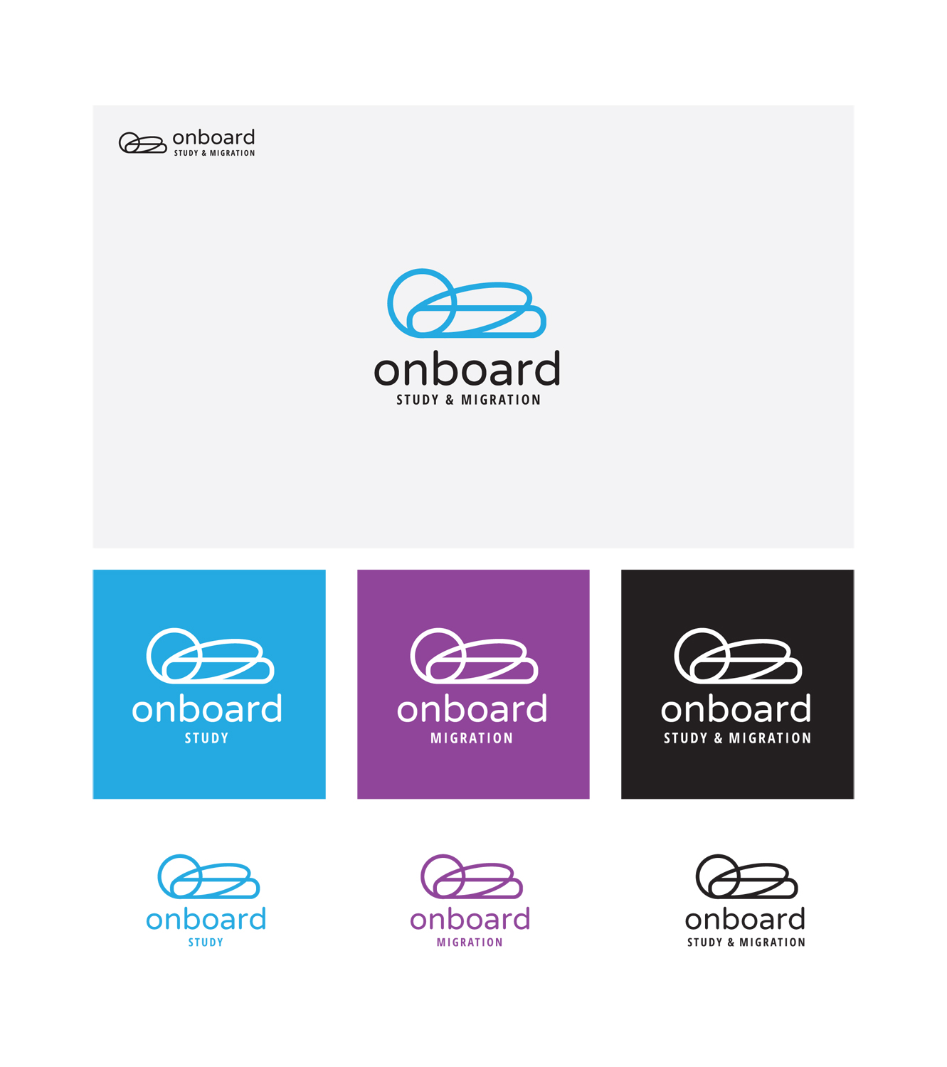 Logo-Design von CanDoDesign für OnBoard Study & Migration | Design #18131281