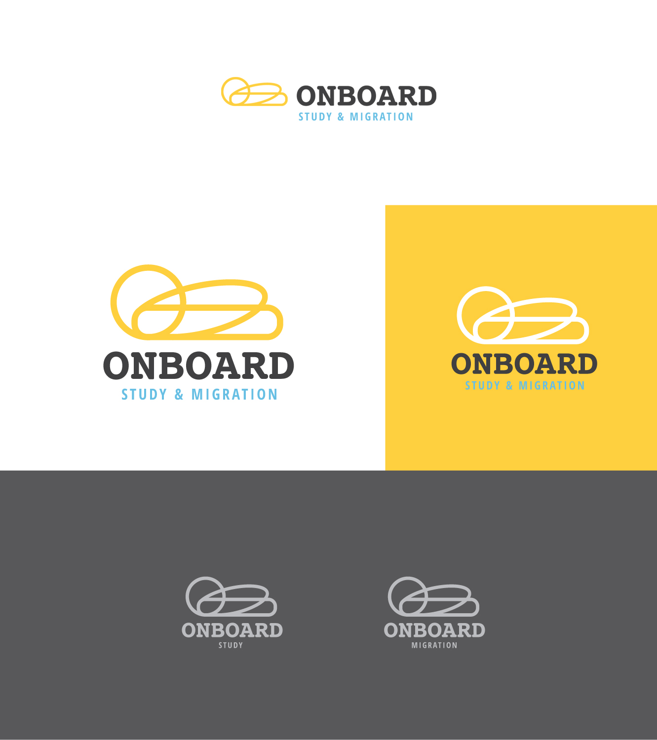 Logo-Design von CanDoDesign für OnBoard Study & Migration | Design #18131484