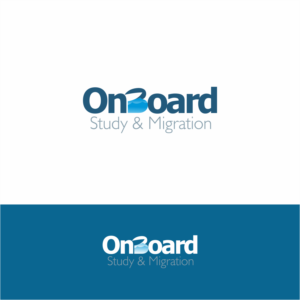 Logo Design by Arham Hidayat for OnBoard Study & Migration | Design: #18149391