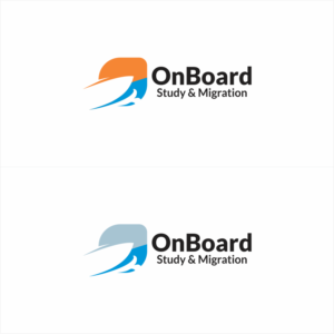 Logo Design by Arham Hidayat for OnBoard Study & Migration | Design: #18149778