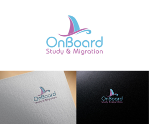 Logo Design by skyDesignbox for OnBoard Study & Migration | Design: #18148167