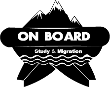 Logo Design by gunawansaputro 2 for OnBoard Study & Migration | Design #18146433