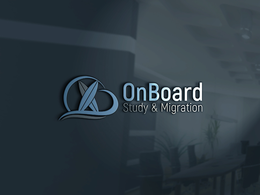 Logo Design by Kontab for OnBoard Study & Migration | Design #18160908