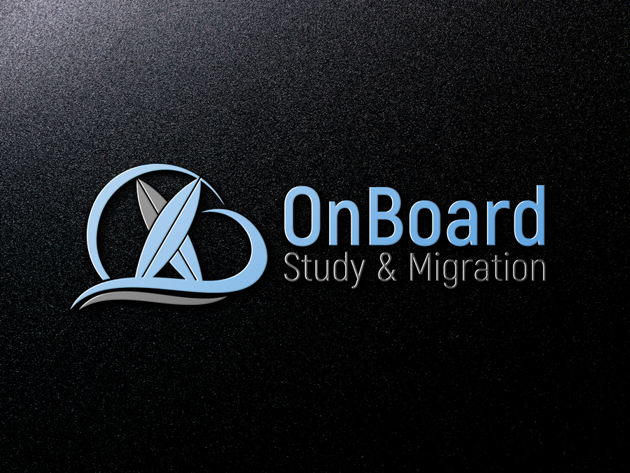 Logo Design by Kontab for OnBoard Study & Migration | Design #18160909
