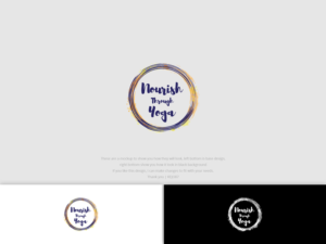 Nourish Through Yoga | Logo Design by Kejo87