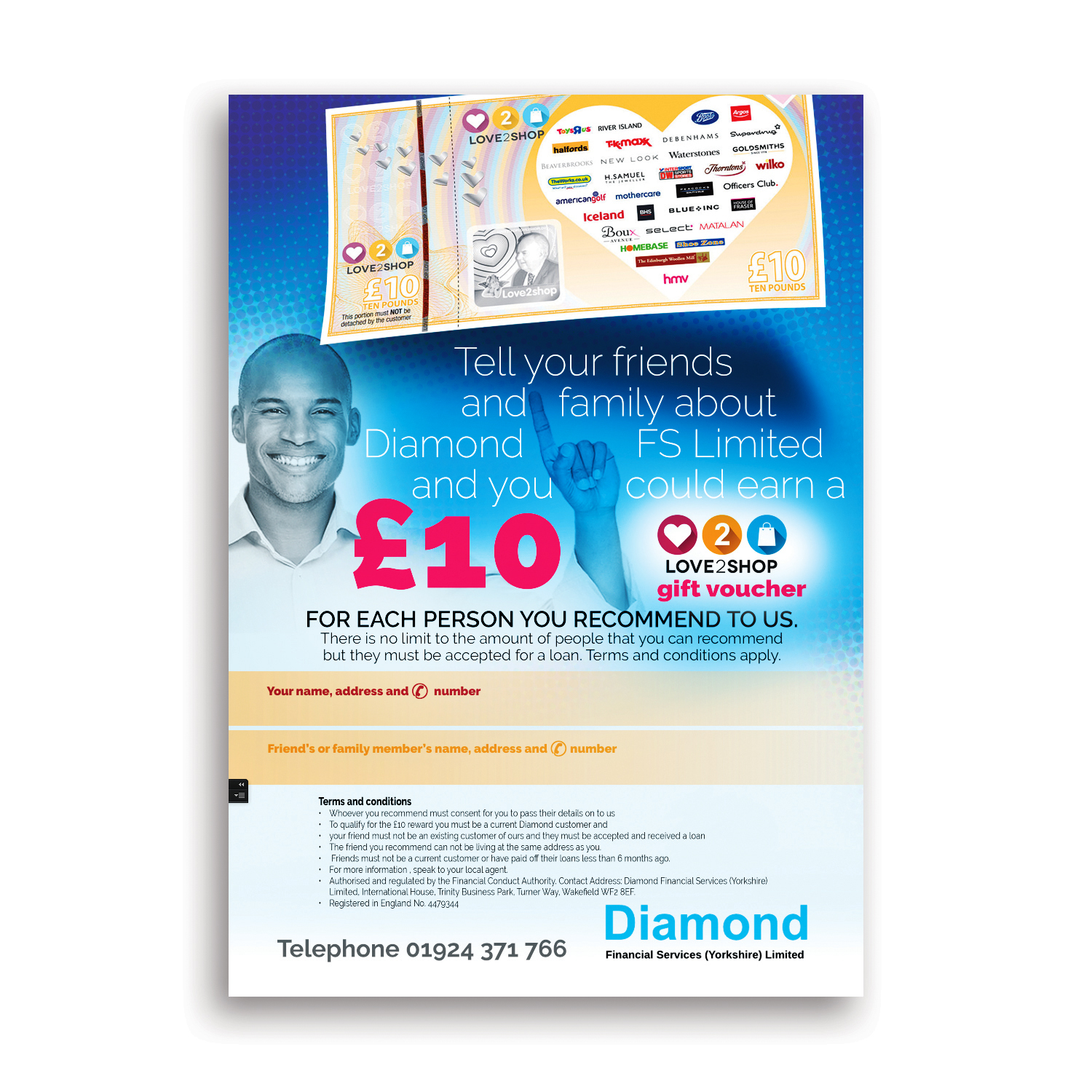 Diseño de Flyer por see why para Diamond Financial Services (Yorkshire) Ltd | Diseño #18122193