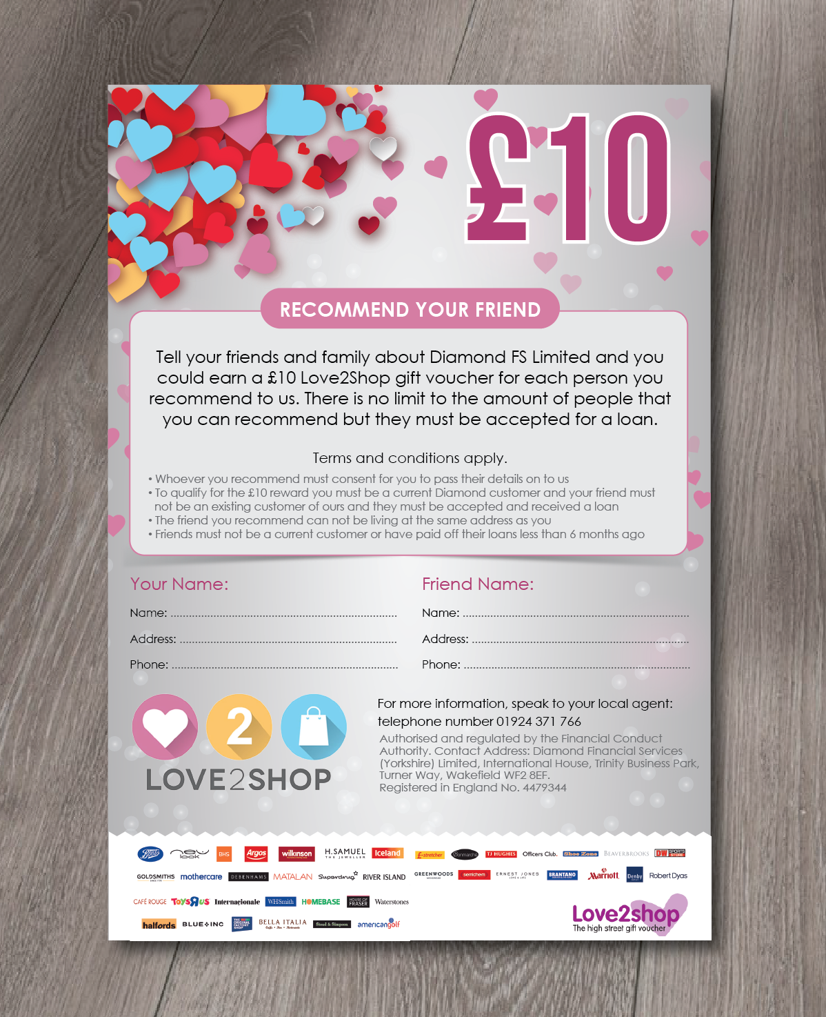 Diseño de Flyer por alex989 para Diamond Financial Services (Yorkshire) Ltd | Diseño #18120718