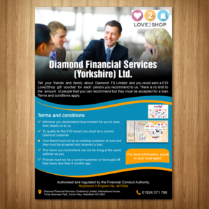Flyer Design by aspiremedia for Diamond Financial Services (Yorkshire) Ltd | Design: #18127334
