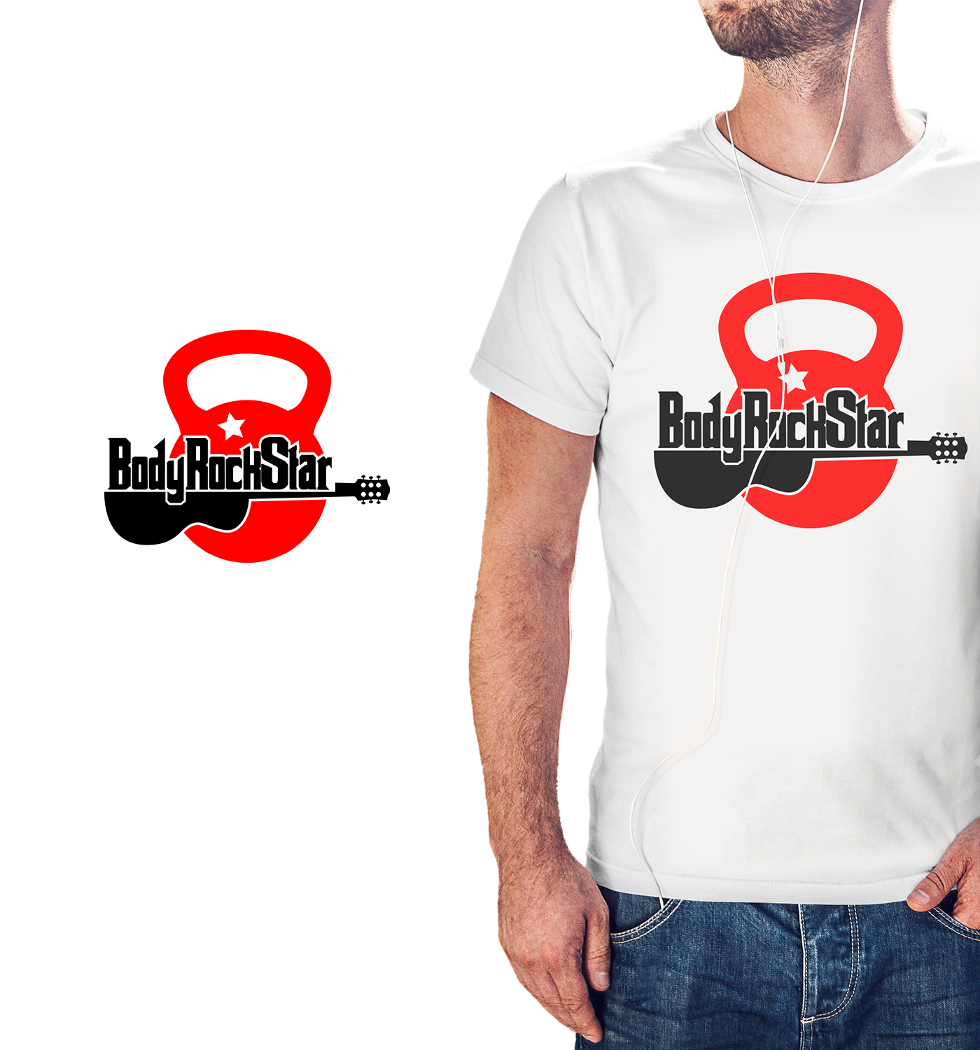 Logo Design by Firstception for BodyRockStar | Design #18246009