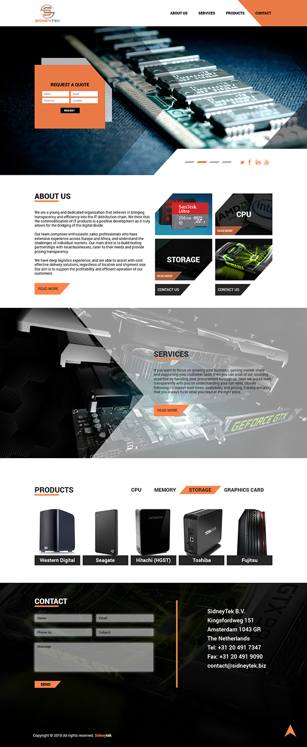 Web Design by RichardReyes for this project | Design #18131282