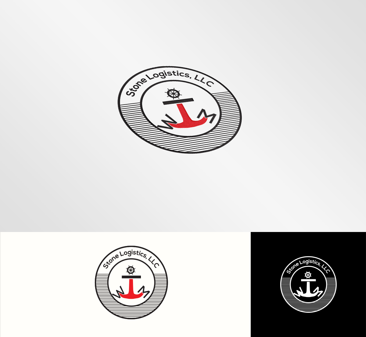 Logo Design by BEEZU for W.M. Stone Logistics, LLC | Design #18196767