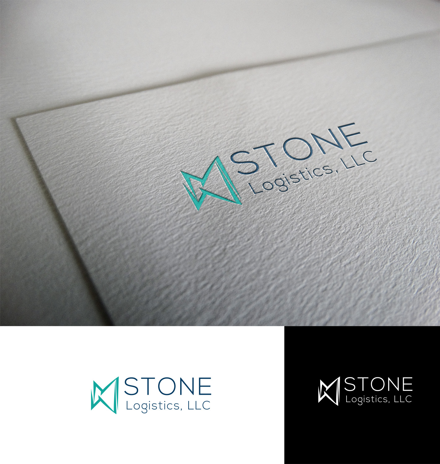 Logo Design by BEEZU for W.M. Stone Logistics, LLC | Design #18196777