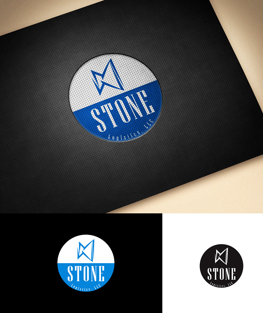 Logo Design by BEEZU for W.M. Stone Logistics, LLC | Design #18196779