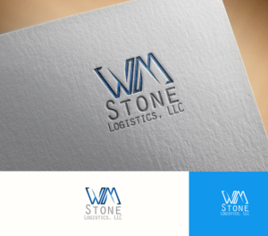 Logo Design by BEEZU for W.M. Stone Logistics, LLC | Design: #18196780