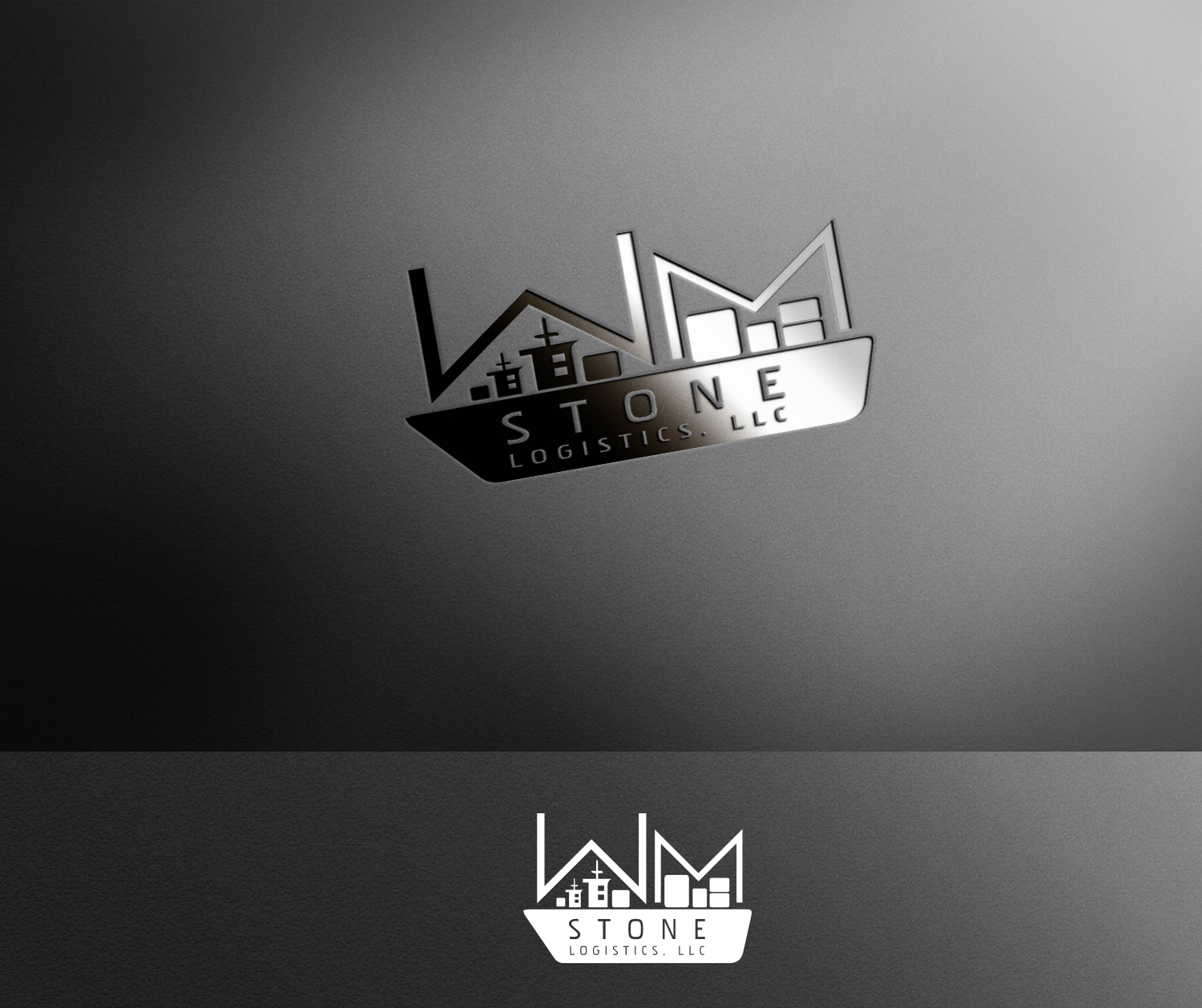 Logo Design by BEEZU for W.M. Stone Logistics, LLC | Design #18196783