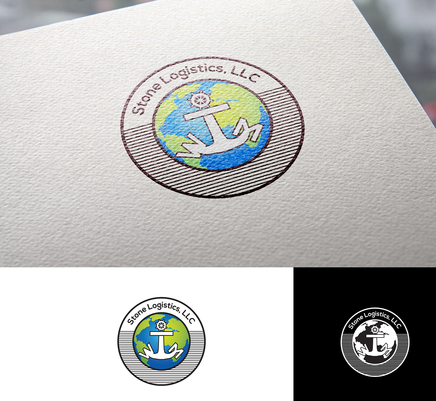 Logo Design by BEEZU for W.M. Stone Logistics, LLC | Design #18206182