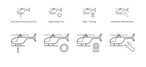 Icon Design by Vitamin for Heli Aviation Florida, LLC | Design: #18138076