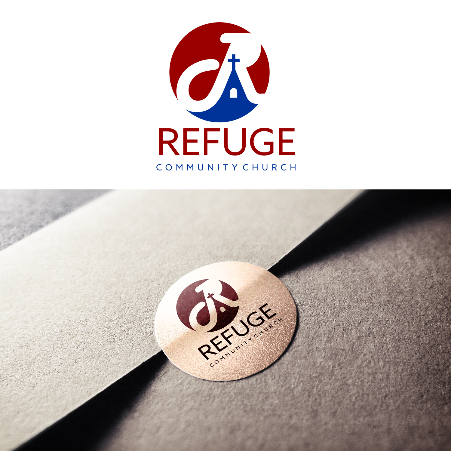 Logo Design by Suwaji Suwaji for Refuge Community Church | Design #18121422