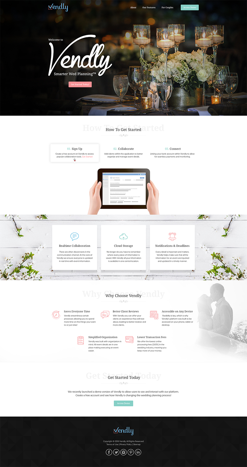 Web Design by RupalTechno for Vendly Partners | Design #18234157