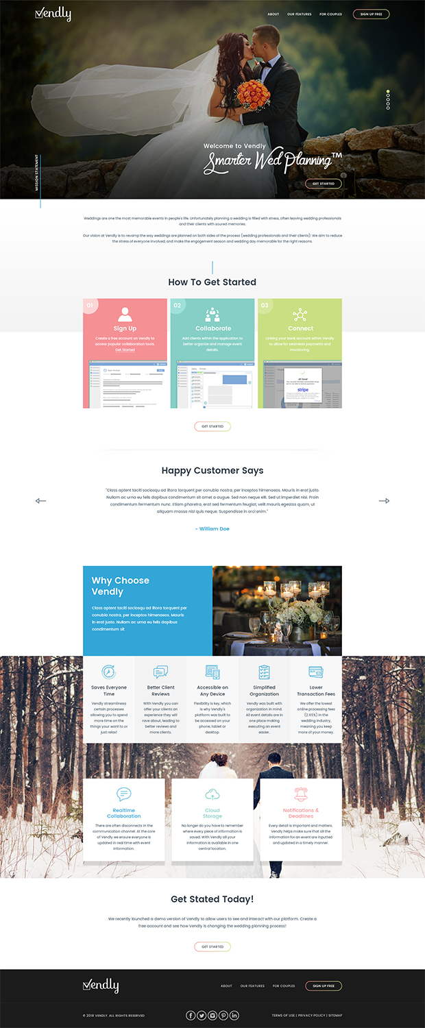 Web Design by RupalTechno for Vendly Partners | Design #18255138