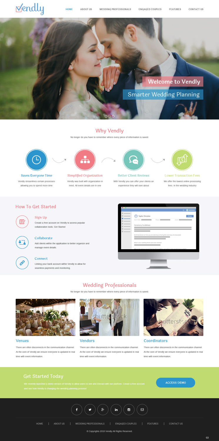 Web Design par pb pour Vendly Partners | Design #18126781