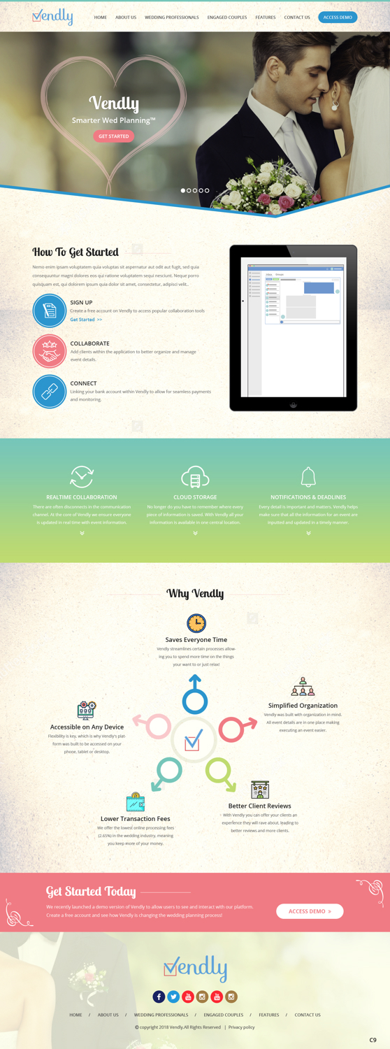 Diseño Web por pb para Vendly Partners | Diseño #18126785