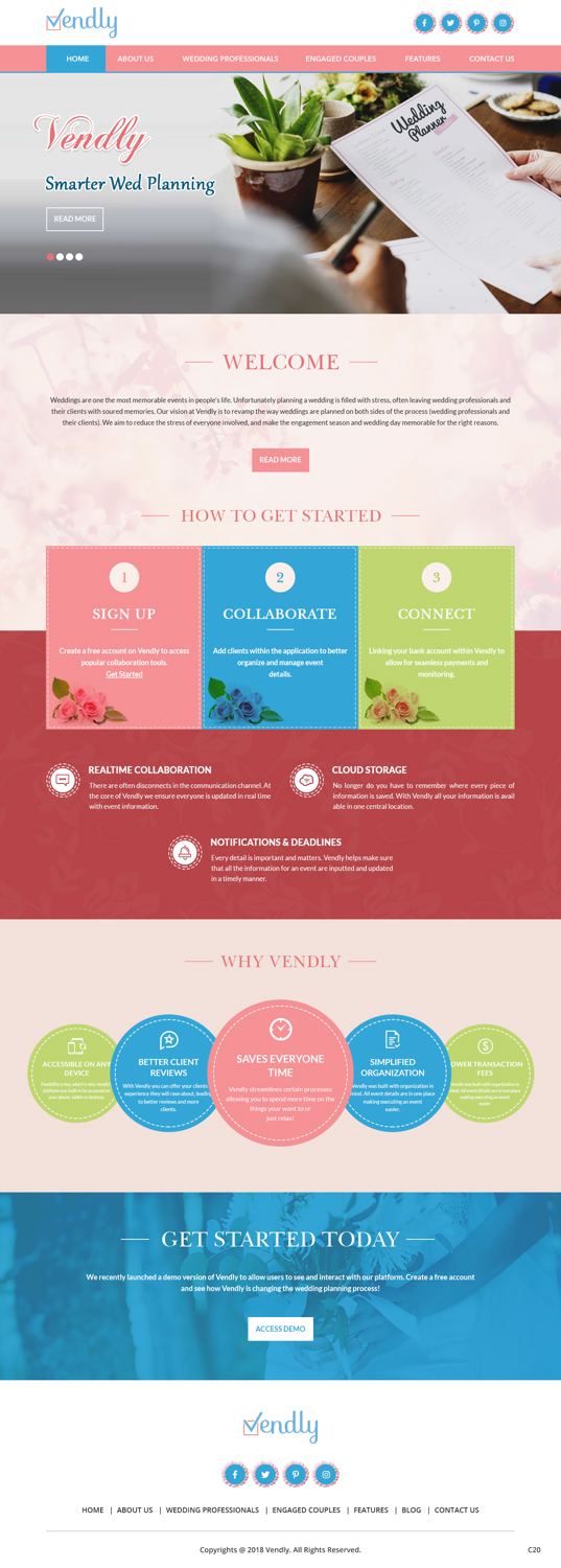 Diseño Web por pb para Vendly Partners | Diseño #18126794