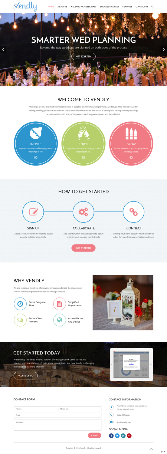 Web-Design von pb für Vendly Partners | Design #18126795