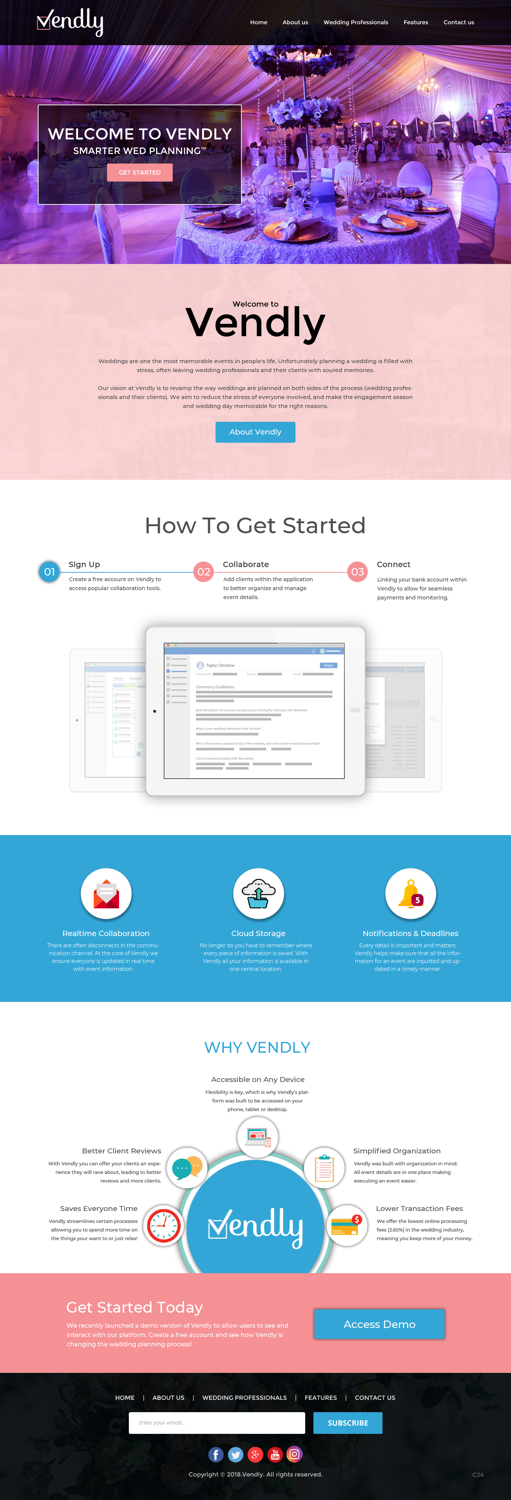 Diseño Web por pb para Vendly Partners | Diseño #18126796