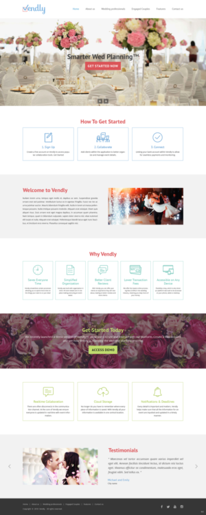 Web Design by pb for Vendly Partners | Design: #18126797