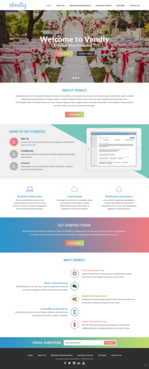 Web Design by pb for Vendly Partners | Design: #18126798