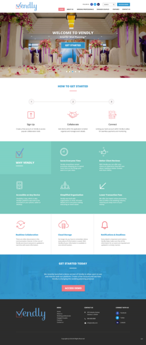 Web Design by pb for Vendly Partners | Design: #18126831