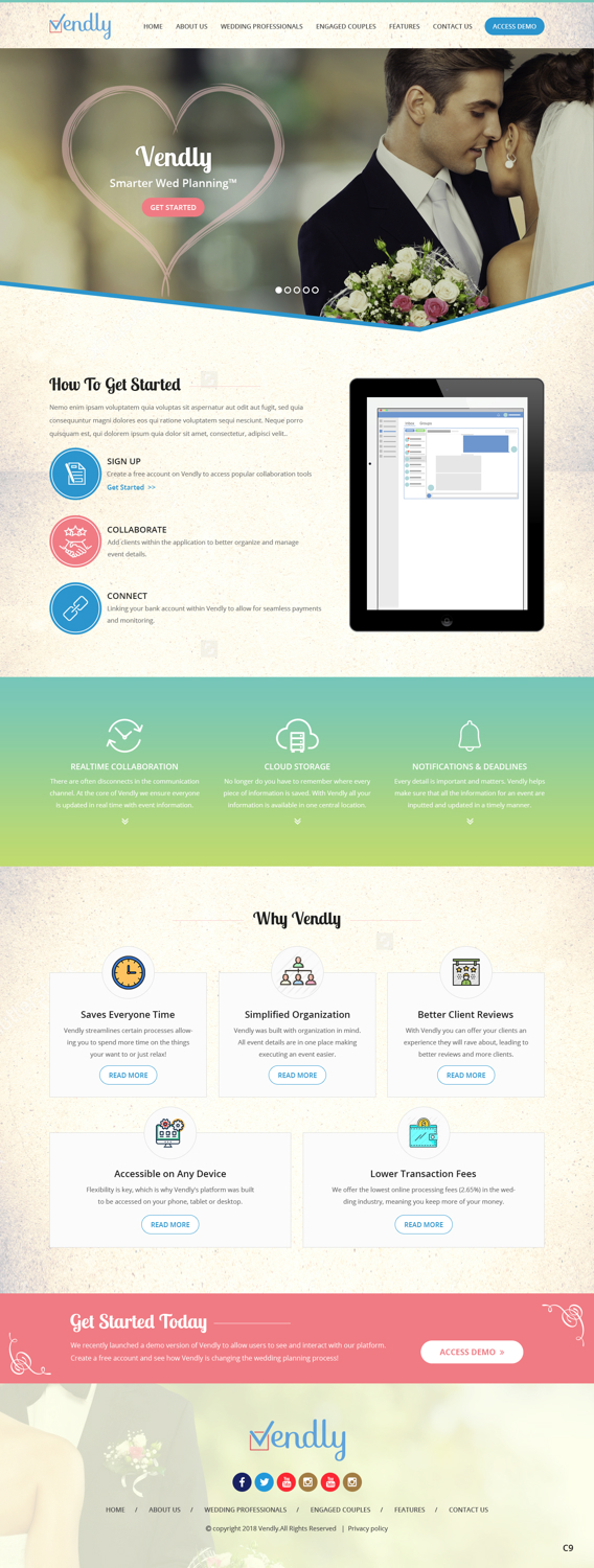Web Design by pb for Vendly Partners | Design #18137079