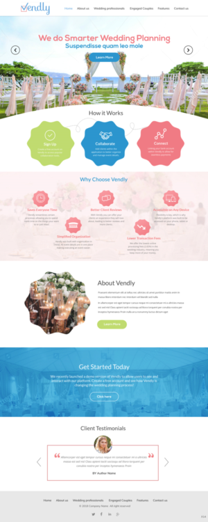 Web Design by pb for Vendly Partners | Design: #18137080